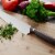 BergHOFF Essentials Rosewood Stainless Steel Chef's Knife Perspective: top