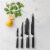 BergHOFF Essentials Ceramic Coated Knife Set - Black Perspective: top