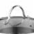 BergHOFF Comfort 10-Inch 18/10 Stainless Steel Stockpot 7.2Qt., Glass Lid Perspective: top