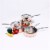 BergHOFF Tri-Ply Cookware Set - Polished Copper Perspective: top