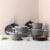 BergHOFF Leo Non-Stick Covered Stockpot - Grey Perspective: top