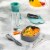 BergHOFF Leo Lunch Set - Grey & Green Perspective: top