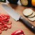 BergHOFF Stainless Steel Santoku Knife Perspective: top
