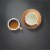 BergHOFF Gem Coffee and Tea Set - White/Gold Perspective: top