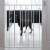 Scandinavian Pet Design Streamline Extra Tall 42 Animal Pet Safety Gate, White Perspective: top