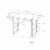 Ergode COMPUTER DESK - 48 L / LIGHT RECLAIMED WOOD / BLACK METAL Perspective: top