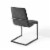 Ergode Pitch Upholstered Fabric Dining Armchair - Black Charcoal Perspective: top