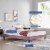 Ergode Reign Twin Performance Velvet Platform Bed Frame - Dusty Rose Perspective: top