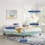Ergode Reign Full Performance Velvet Platform Bed Frame - Mint Perspective: top