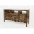 Artisan'S Craft 60'' Farmhouse Media Tv Stand Console, Lx19''Wx32''H, Dakota Oak (Set Of 2) Perspective: top