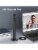 CZUR Halo Streaming No-Mount 1080P Dual Webcam with Microphone Perspective: top