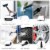 Costway Multifunction Portable Steamer Household Steam Cleaner 1050W W/Attachments Blue Perspective: top