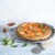 Baker's Secret Non stick Pizza Pan for Oven 16in, Pizza Baking Pan, Nonstick Perspective: top