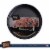 Nonstick Round Cake Pan 9 , Thick Carbon Steel Cake Pan with 2 Layers Food-Grade Coating Perspective: top
