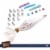 Baker's Secret Reusable Piping bag and Tips, 16 Pieces Cake Decorating Set Perspective: top