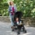 Costway Foldable Lightweight Baby Stroller ,5-Point Safety System Perspective: top