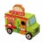Glitzhome Wooden Mexico Taco Truck Decorative Birdhouse Perspective: top