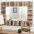 Glitzhome Farmhouse Rectangle Wooden Frame Wall Mirror Perspective: top
