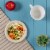 Glitzhome 7 Inch Natural Sugarcane Plates, 600 Pack Perspective: top