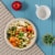 Glitzhome Oak™ PLUS 10-Inch Compostable Natural Sugarcane Plates Perspective: top