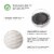 Glitzhome Faux Porcelain Round Planter Perspective: top