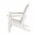 Glitzhome All-Weather Adirondack Chair - White Perspective: top