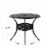 Glitzhome 5-Piece Cast Aluminium Dining Set with Beige Cushions, Olefin Fabric Perspective: top