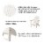 Glitzhome All-Weather Adirondack Chair - White Perspective: top