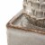 Glitzhome Ceramic Sphere Pedastal Outdoor Fountain - Ivory Perspective: top