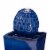 Glitzhome Ceramic Sphere Pedestal Fountain - Blue Perspective: top