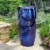 Glitzhome Outdoor Ceramic Pot Fountain - Blue Perspective: top