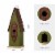 Glitzhome Hanging Distressed Wooden Garden Birdhouse - Green Perspective: top
