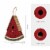Glitzhome Hanging Wooden Watermelon Decorative Garden Birdhouse Perspective: top