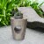 Glitzhome Multi-Functional Faux Concrete Garden Stool and Plant Stand Perspective: top