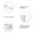Glitzhome Metal Bicycle Plant Stand - White Perspective: top