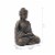 Glitzhome Meditating Buddha Garden Statue Perspective: top