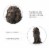 Glitzhome Guardian Sitting Lion Garden Statue Perspective: top