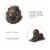 Glitzhome Lying Guardian Lion Garden Statue Perspective: top