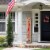 Glitzhome Patriotic Wooden Porch Sign Standing/Hanging Decor Perspective: top