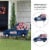 Glitzhome Americana Metal Truck Yard Stake/Wall Sign Perspective: top