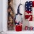 Glitzhome Patriotic Stuffed Fabric Gnome with Hat Perspective: top