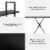 Glitzhome Modern Industry Metal/Wooden 3-Tier Bookcase & Shelves - Black Perspective: top