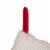 Glitzhome Two Pack 21 Inch Length Fabric Christmas Stocking - Pompom Perspective: top