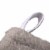 Glitzhome Two Pack 21 Inch Length White Fleece with Christmas Tree and Snowflake Stocking Perspective: top