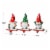 Glitzhome Gnomes Resin Stocking Holder - 3 Piece Perspective: top