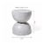 Glitzhome Modern Design Side Table Faux Terrazzo End Tables 17.75 Inch Height Perspective: top