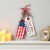 Glitzhome 19.5 H Wooden Patriotic/Americana Doorknob Hanging Decor Perspective: top