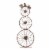 Glitzhome Bicycle Wheel Pumpkin Porch Sign for Harvest Thanksgiving Decor Perspective: top