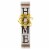Glitzhome 8 Inch x 42 Inch Tall Wooden Home Porch Sign with 3 Changeable Wreaths - White Perspective: top