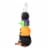 Glitzhome 8 Feet Lighted Halloween Inflatable Stacked Ghost, Black Cat, Witch & Pumpkin Decor Perspective: top